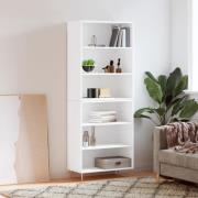 vidaXL Highboard hvit konstruert tre