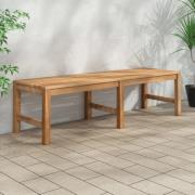 vidaXL Hagebenk 150 cm heltre teak