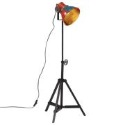 vidaXL Gulvlampe 25 W flerfarget 35x35x65/95 cm E27