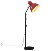 vidaXL Gulvlampe 25 W mørkerød 30x30x90-150 cm E27