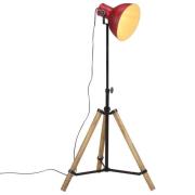 vidaXL Vegglampe 25 W mørkerød 75x75x90-150 cm E27