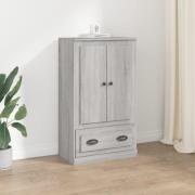 vidaXL Highboard grå sonoma 60x35,5x103,5 cm konstruert tre