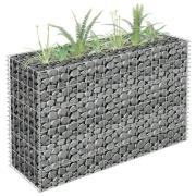 vidaXL Gabion høybed galvanisert stål 90x30x60 cm