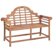 vidaXL Hagebenk 127x58,5x92,5 cm heltre teak