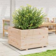 vidaXL Plantekasse 80x80x49,5 cm heltre furu