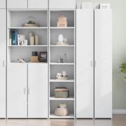 vidaXL Highboard hvit 45x41x185 cm konstruert tre