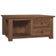 vidaXL Salongbord 68x68x33 cm heltre teak