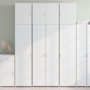 vidaXL Highboard hvit 80x42,5x249 cm konstruert tre