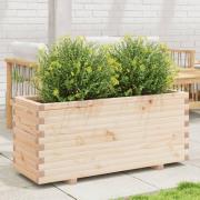 vidaXL Plantekasse 110x40x49,5 cm heltre furu