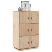 vidaXL Highboard 67x40x108,5 cm heltre furu