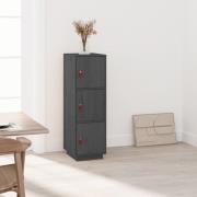 vidaXL Highboard grå 34x40x108,5 cm heltre furu