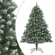 vidaXL Kunstig juletre med stativ 210 cm PVC