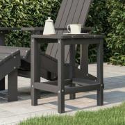 vidaXL Adirondack hagebord antrasitt 38x38x46 cm HDPE