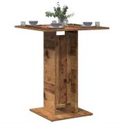 vidaXL Bistrobord gammelt tre 60x60x75 cm konstruert tre