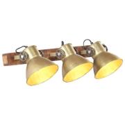 vidaXL Industriell vegglampe messing 65x25 cm E27