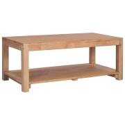 vidaXL Salongbord 100x50x40 cm heltre teak