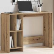 vidaXL Skrivebord artisan eik 102,5x35x75 cm konstruert tre