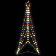 vidaXL Juletrelys 363 LEDs fargerik 180 cm