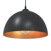 vidaXL Pendellamper 2 stk høydejusterbar E27 svart Ø 30 cm metall