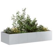 vidaXL Plantekasse 200x80x40 cm galvanisert stål