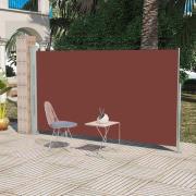 vidaXL Uttrekkbar sidemarkise 160x300 cm brun