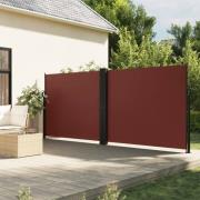 vidaXL Uttrekkbar sidemarkise 160x1200 cm brun