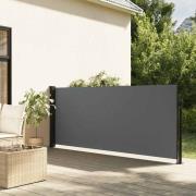 vidaXL Uttrekkbar sidemarkise antrasitt 140x300 cm