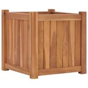 vidaXL Høybed 40x40x40 cm heltre teak