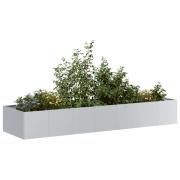 vidaXL Plantekasse 280x80x40 cm galvanisert stål