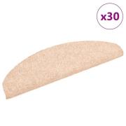 vidaXL Selvklebende trappematter 30 stk 65x21x4 cm brun