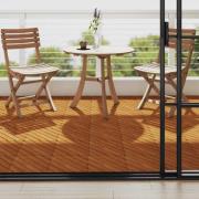 vidaXL Terrassebord 10 stk 30x30 cm heltre akasie