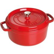 Staub Rund Gryte 26 cm 5,2 liter Rød