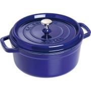 Staub Rund Gryte 26 cm 5,2 liter Blå