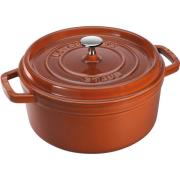 Staub Rund Gryte 28 cm 6,7 liter Cinnamon