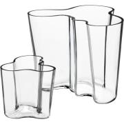 Iittala Alvar Aalto Collection Vase Gavesett 160+95 mm Klar