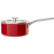 KitchenAid Cookware Collection Kasserolle med lokk 18 cm. rød