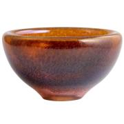 Kosta Boda BV Beans bowl golden brown AC -21