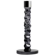 Orrefors Carat Lysestake antrasitt, 24.2 cm 2-stk