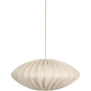 Watt & Veke Ellipse taklampe, 80 cm, lin, naturell