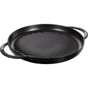 Staub Pure Grill Grillpanne 30 cm Svart