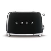 Smeg Brødrister 2 skiver Svart