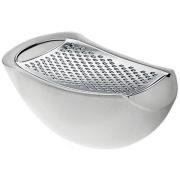 Alessi Parmenide Parmesanriver med Beholder Frosthvit