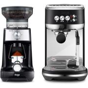 Sage The Bambino Plus espressomaskin & kaffekvern, svart