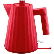 Alessi MDL06 Plissé vannkoker 1 liter, rød