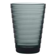 Iittala Aino Aalto Vannglass 33cl 2 stk, mørk grå