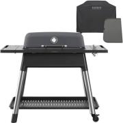 Everdure Furnace gasgrill + grillovertrekk & grillplade, matt grafitgr...