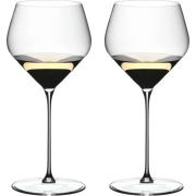 Riedel Veloce Chardonnay, vinglass 2-pakning