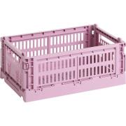 HAY Color Crate oppbevaringsboks, liten, dusty rose