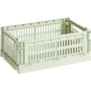 HAY Color Crate oppbevaringsboks liten, mint