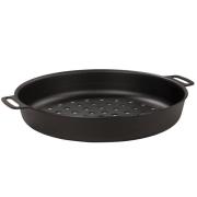 Kockums Jernverk Perforert grillform, Ø30 cm, karbonstål